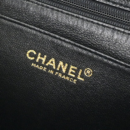 Chanel 2000-2002 Black Caviar Skin Kelly Handbag