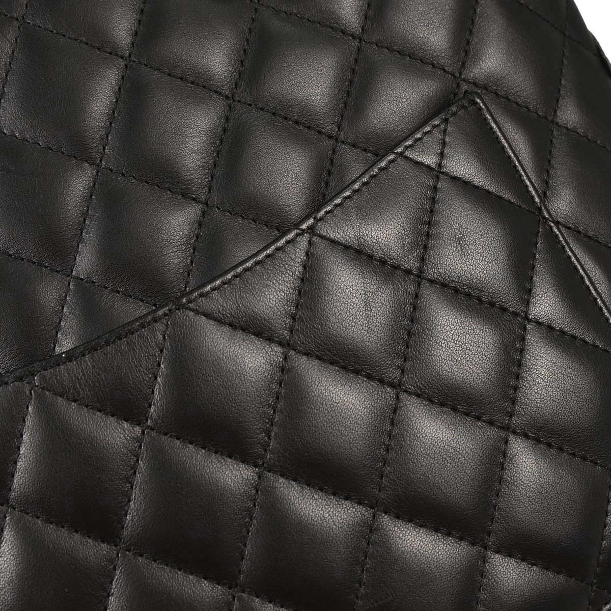 Chanel Black Calfskin Cambon Ligne Tote Handbag