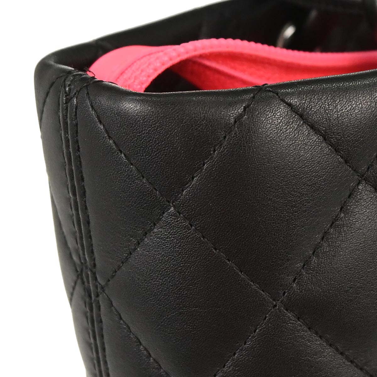Chanel Black Calfskin Cambon Ligne Tote Handbag