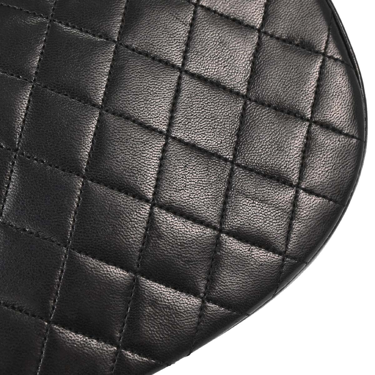 Chanel 1994-1996 Black Lambskin Shoulder Bag