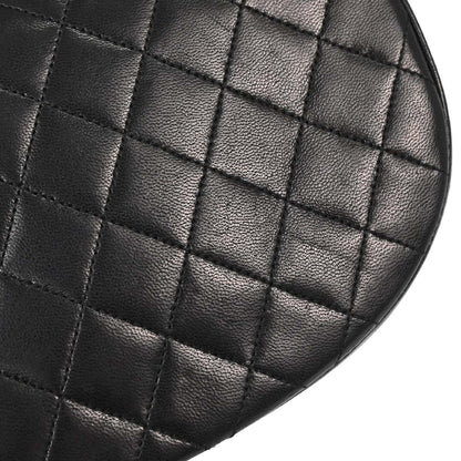 Chanel 1994-1996 Black Lambskin Shoulder Bag