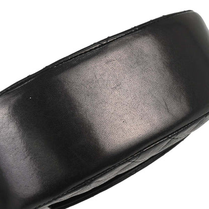 Chanel 1994-1996 Black Lambskin Shoulder Bag
