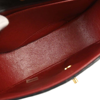 Chanel 1994-1996 Black Lambskin Shoulder Bag