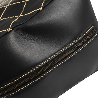Chanel 2001-2003 Black Calfskin Wild Stitch Handbag