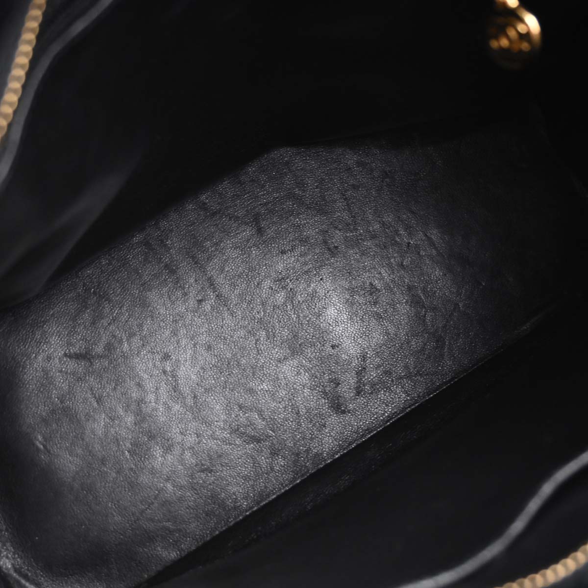 Chanel Black Caviar Skin Medallion Tote Handbag