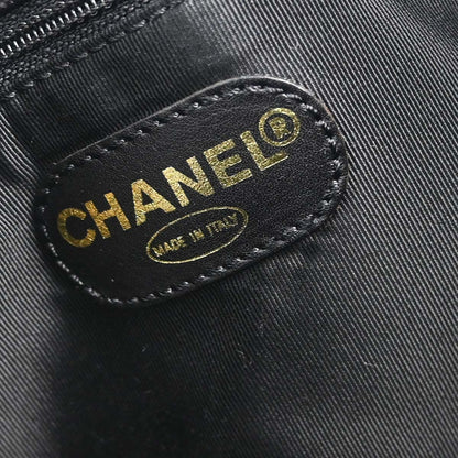 Chanel 1997-1999 Black Caviar Skin Tote Handbag