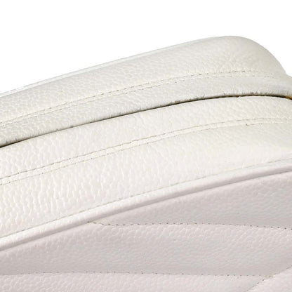 Chanel 1994-1996 White Caviar Skin Camera Bag Mini