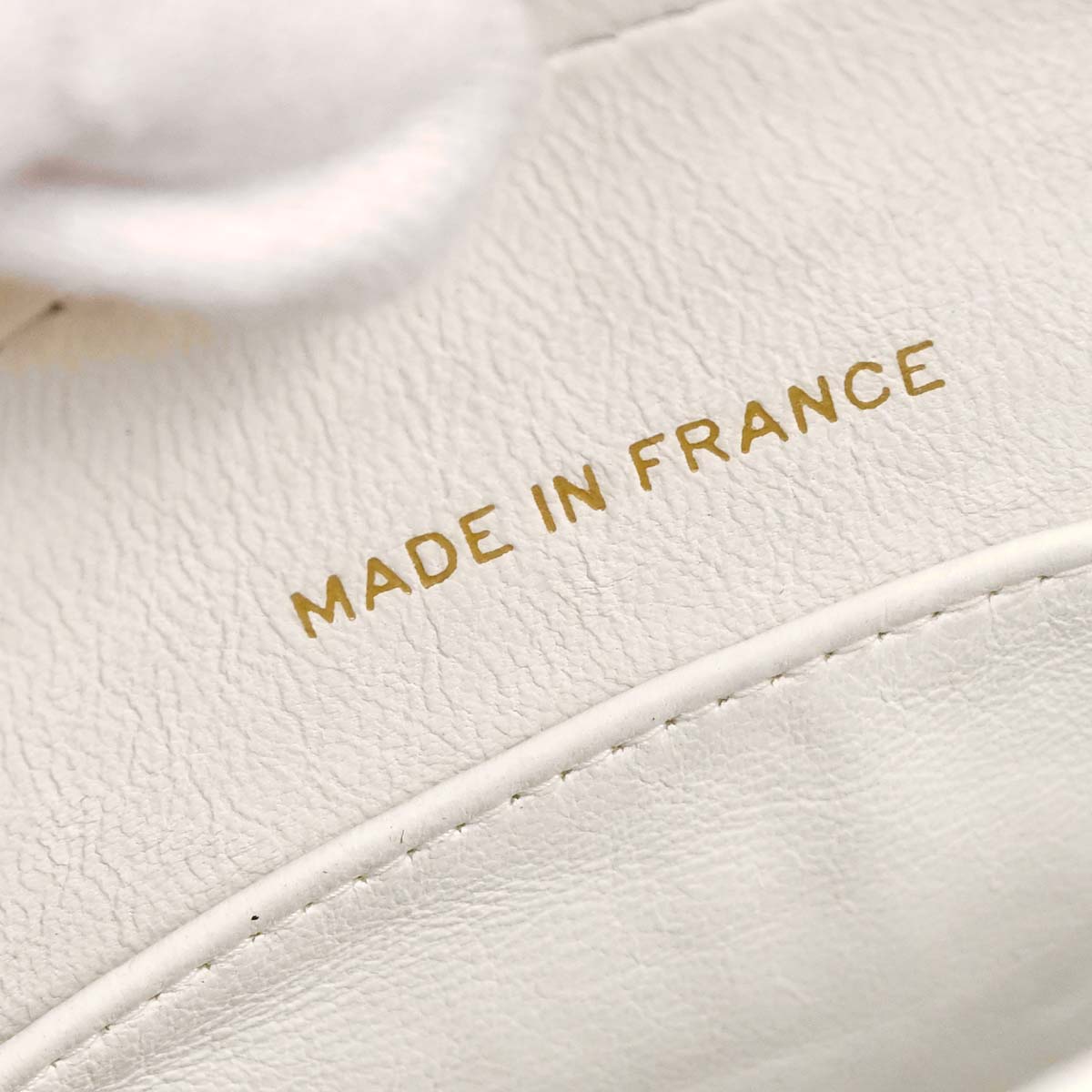 Chanel 1994-1996 White Caviar Skin Camera Bag Mini