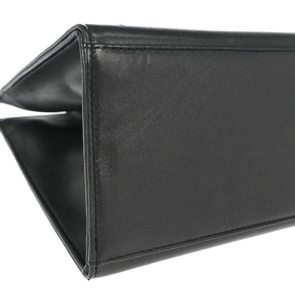 Chanel 1997-1999 Black Calfskin Tortoiseshell Handbag
