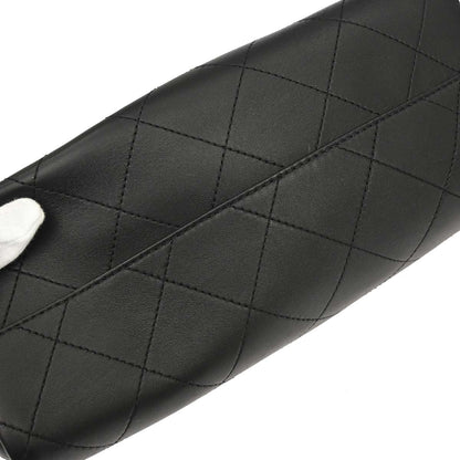 Chanel Black Calfskin Shopping Tote 2way Shoulder Handbag