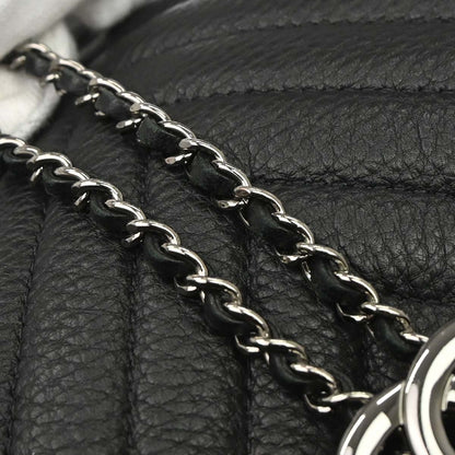 Chanel 2017 Black Deerskin Chevron Urban Spirit 2way Shoulder Handbag
