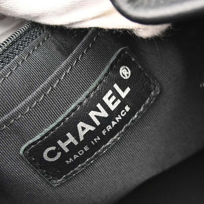 Chanel 2017 Black Deerskin Chevron Urban Spirit 2way Shoulder Handbag