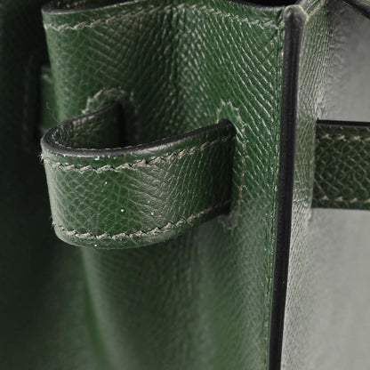 Hermes Vert Anglais Epsom Kelly 32 Sellier 2way Shoulder Handbag