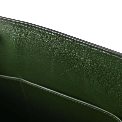 Hermes Vert Anglais Epsom Kelly 32 Sellier 2way Shoulder Handbag