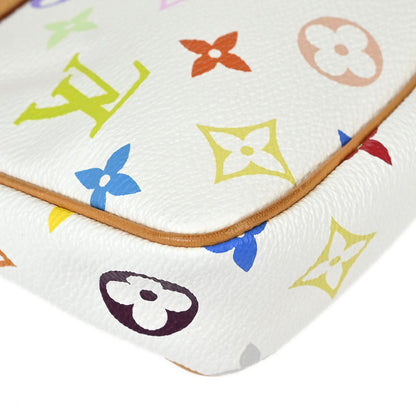 Louis Vuitton White Multicolor Pochette Accessoires M92649