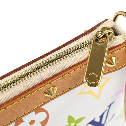 Louis Vuitton White Multicolor Pochette Accessoires M92649