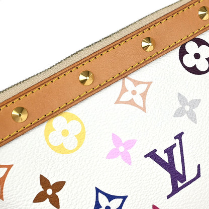 Louis Vuitton White Multicolor Pochette Accessoires M92649