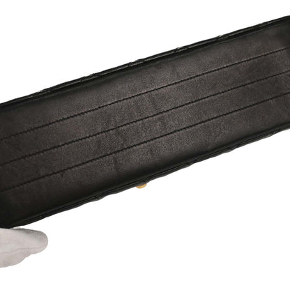 Chanel 1989-1991 Black Lambskin Shoulder Bag