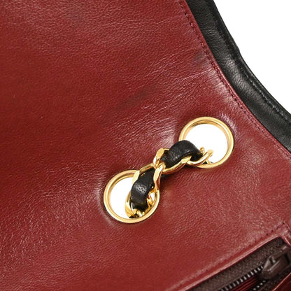 Chanel 1989-1991 Black Lambskin Shoulder Bag