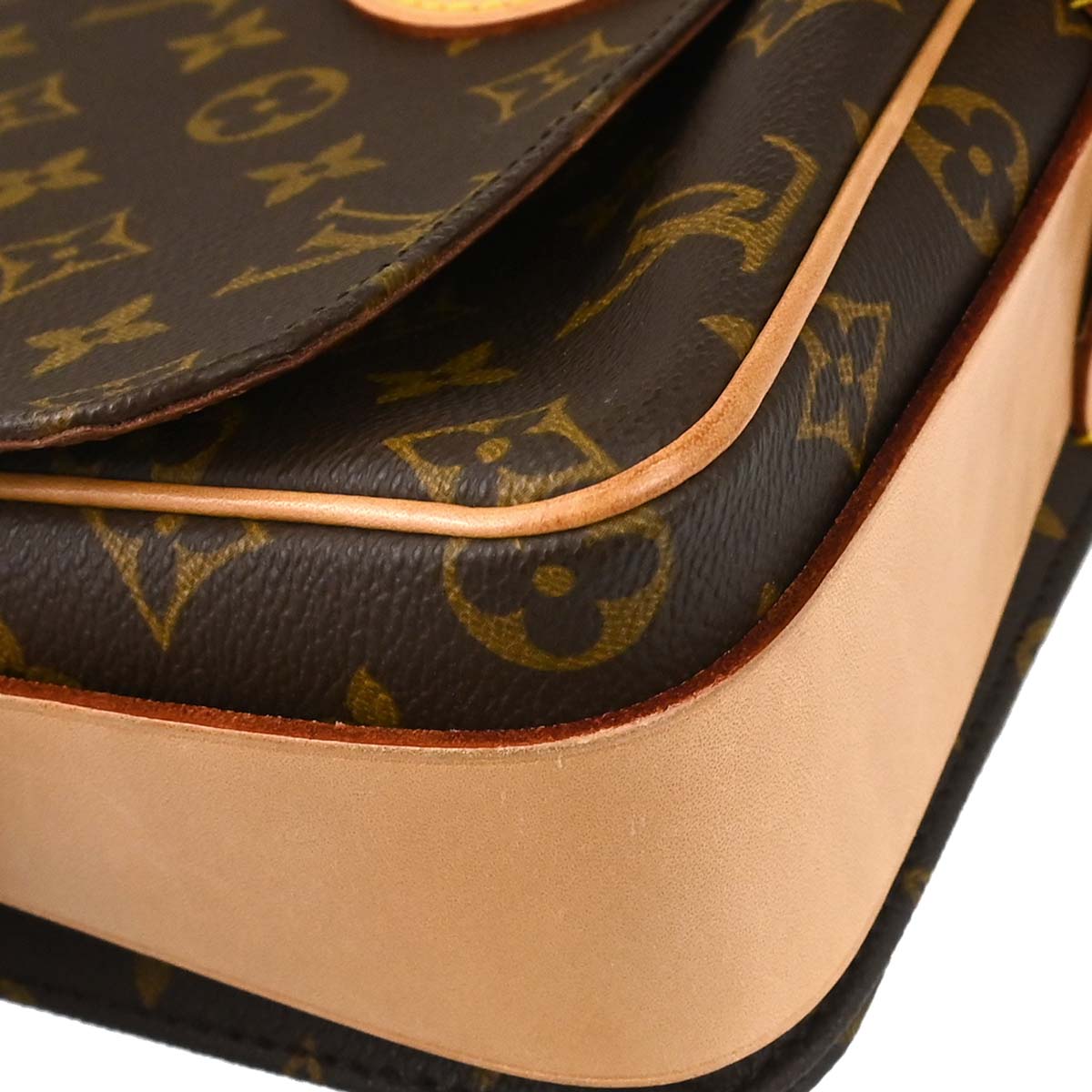 Louis Vuitton Monogram Cartouchiere GM Shoulder Bag M51252