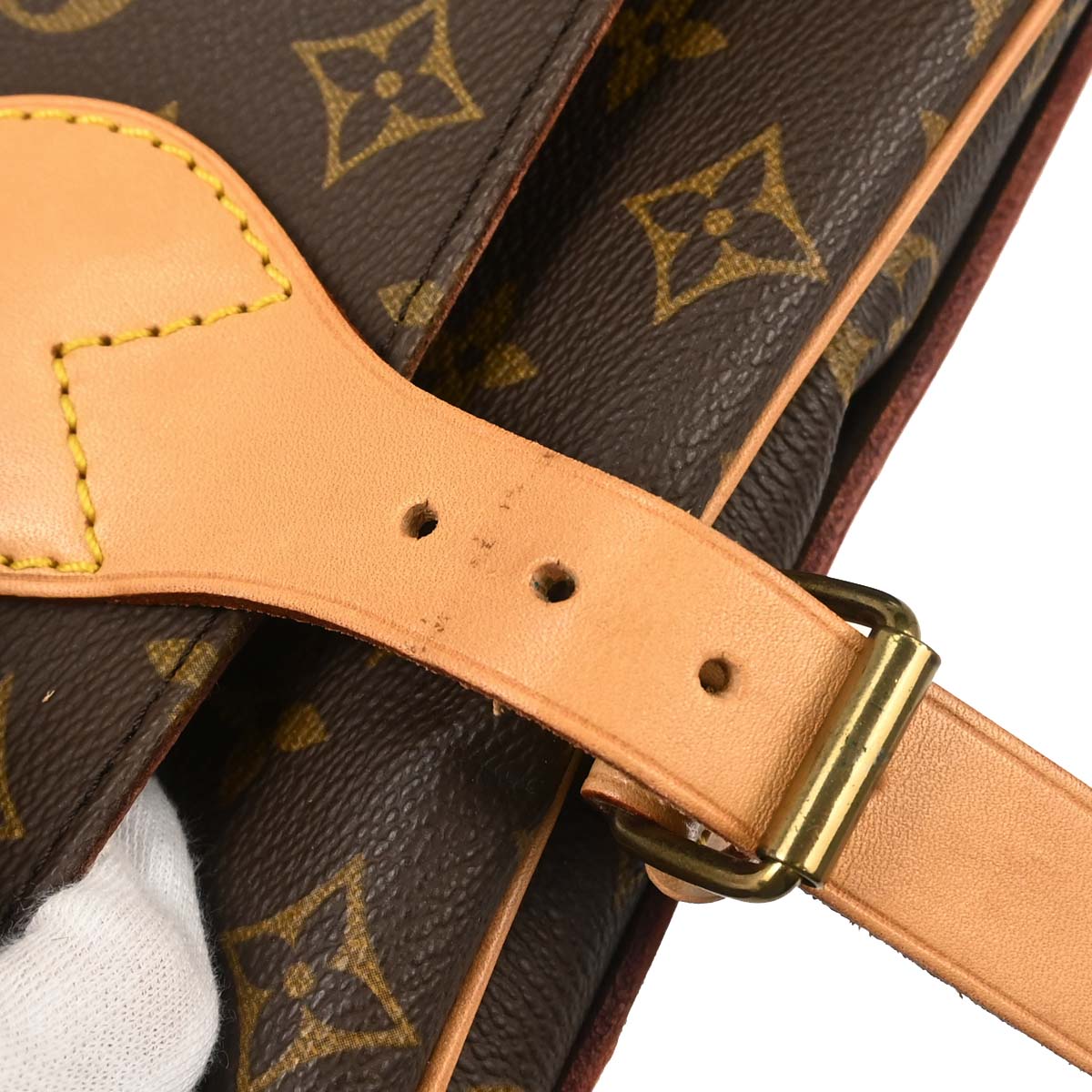 Louis Vuitton Monogram Cartouchiere GM Shoulder Bag M51252