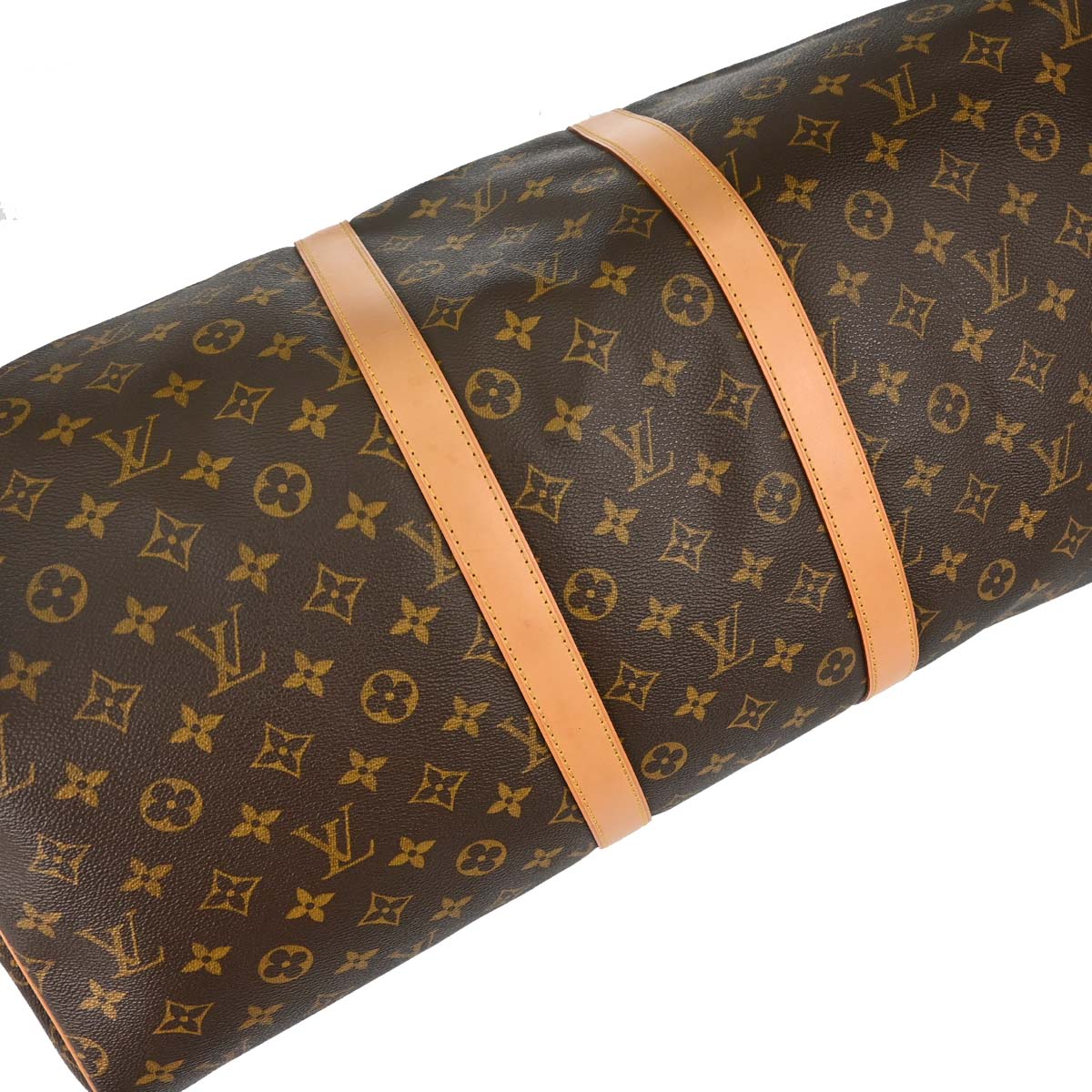 Louis Vuitton Monogram Keepall Bandouliere 55 Duffle Bag M41414