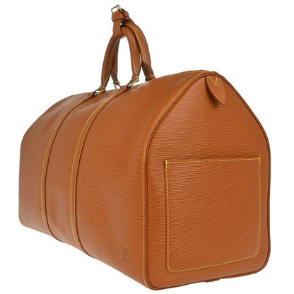 Louis Vuitton Brown Epi Keepall 50 Travel Handbag M42968
