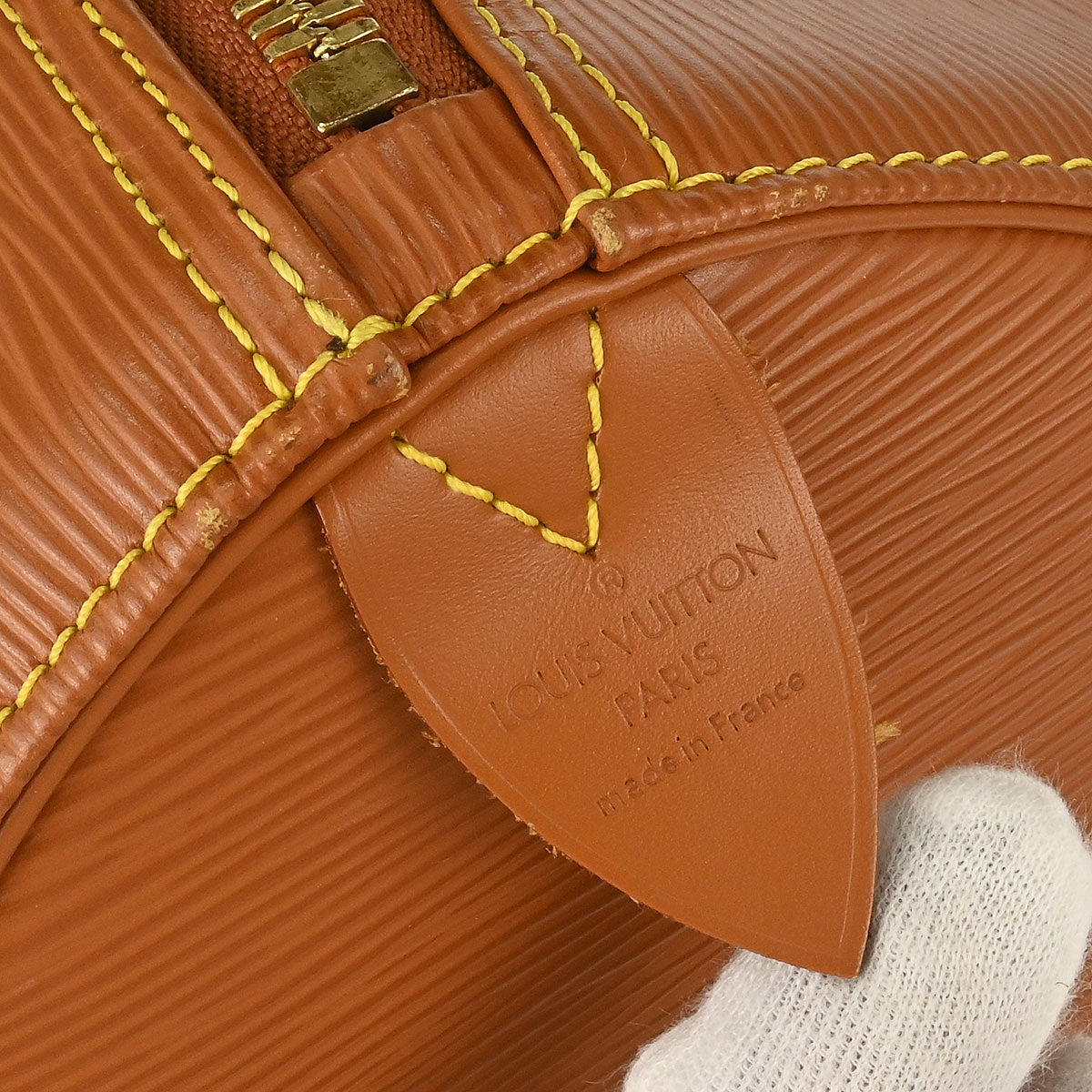 Louis Vuitton Brown Epi Keepall 50 Travel Handbag M42968