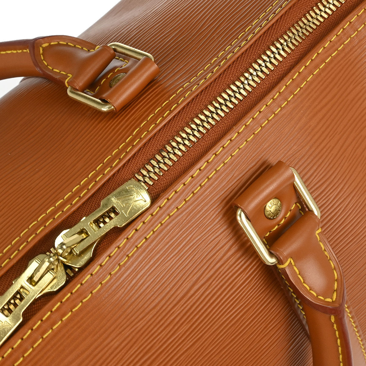 Louis Vuitton Brown Epi Keepall 50 Travel Handbag M42968
