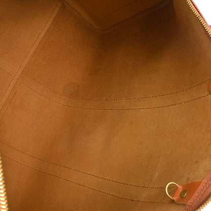 Louis Vuitton Brown Epi Keepall 50 Travel Handbag M42968