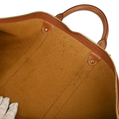 Louis Vuitton Brown Epi Keepall 50 Travel Handbag M42968