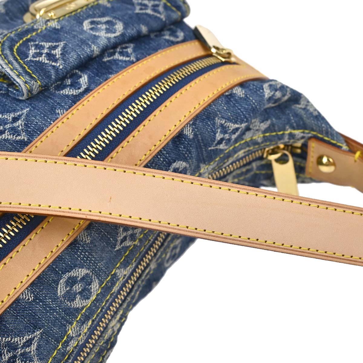 Louis Vuitton Blue Monogram Denim Baggy PM Shoulder Bag M95049