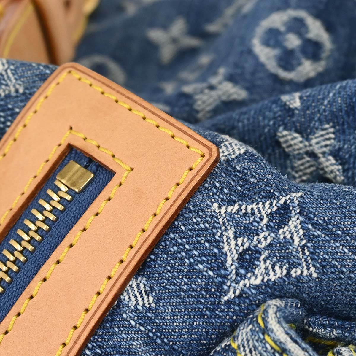 Louis Vuitton Blue Monogram Denim Baggy PM Shoulder Bag M95049