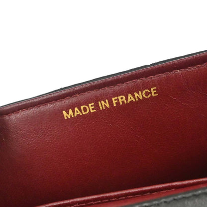 Chanel 1991-1994 Black Lambskin Top Handle Handbag
