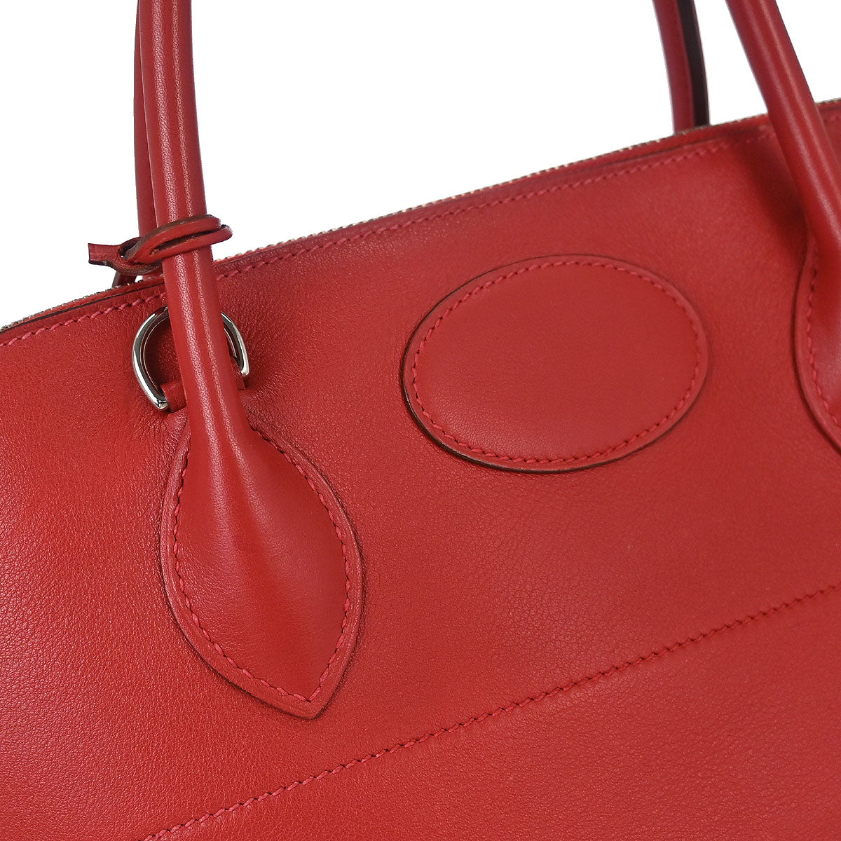 Hermes Vermilion Swift Bolide 35 2way Shoulder Handbag