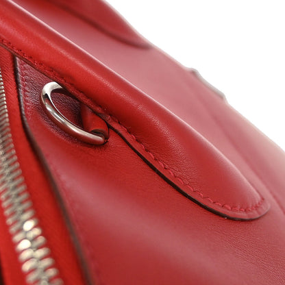 Hermes Vermilion Swift Bolide 35 2way Shoulder Handbag