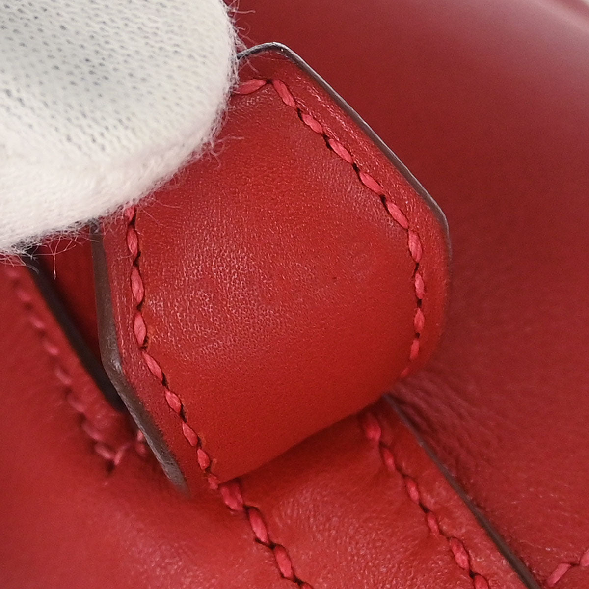 Hermes Vermilion Swift Bolide 35 2way Shoulder Handbag