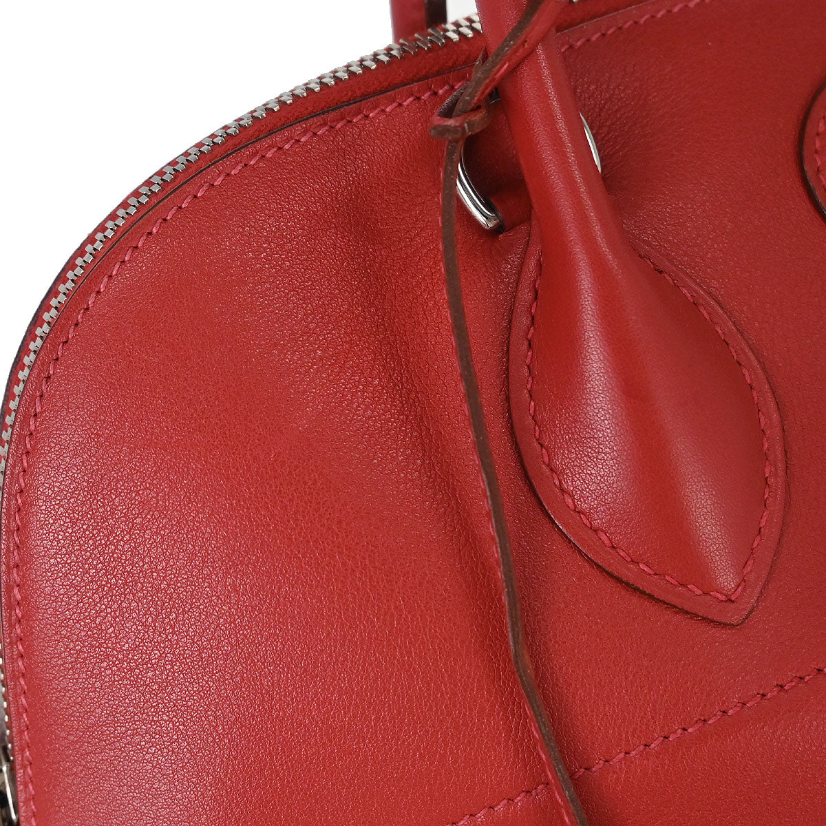 Hermes Vermilion Swift Bolide 35 2way Shoulder Handbag