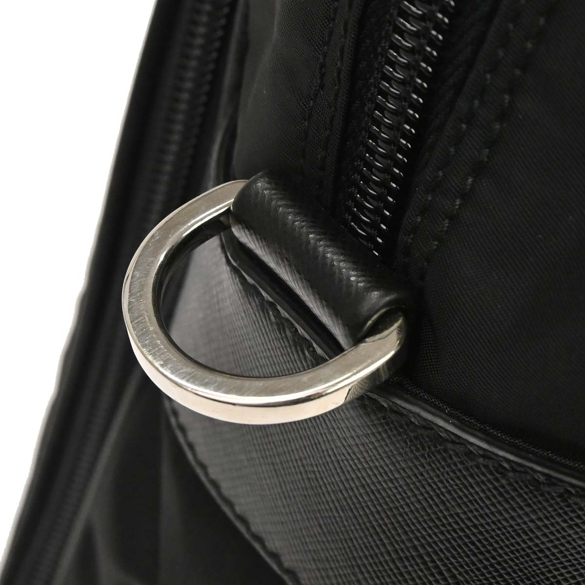 Prada Black Nylon 2way Shoulder Business Briefcase Handbag