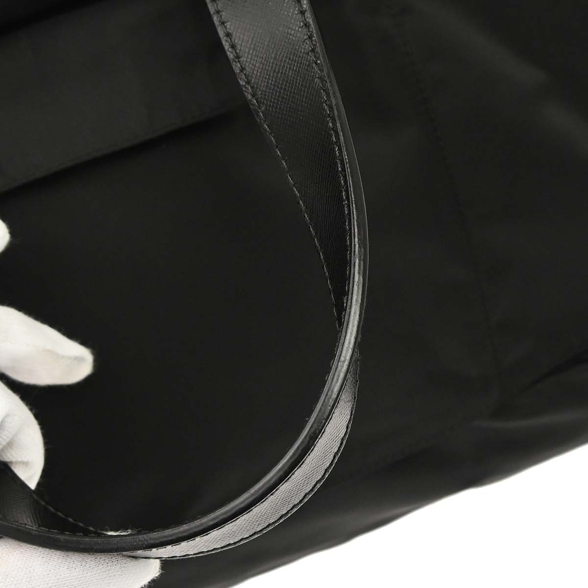 Prada Black Nylon 2way Shoulder Business Briefcase Handbag