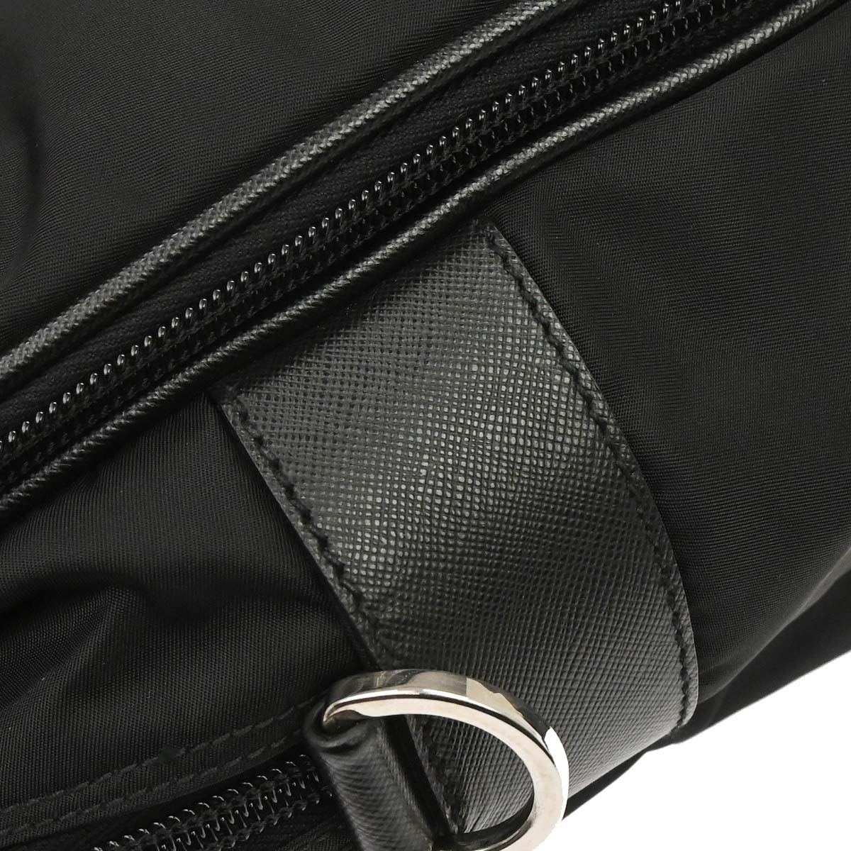Prada Black Nylon 2way Shoulder Business Briefcase Handbag