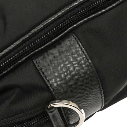 Prada Black Nylon 2way Shoulder Business Briefcase Handbag