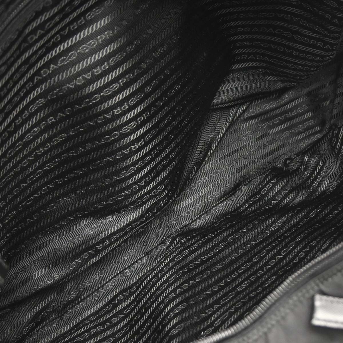 Prada Black Nylon 2way Shoulder Business Briefcase Handbag
