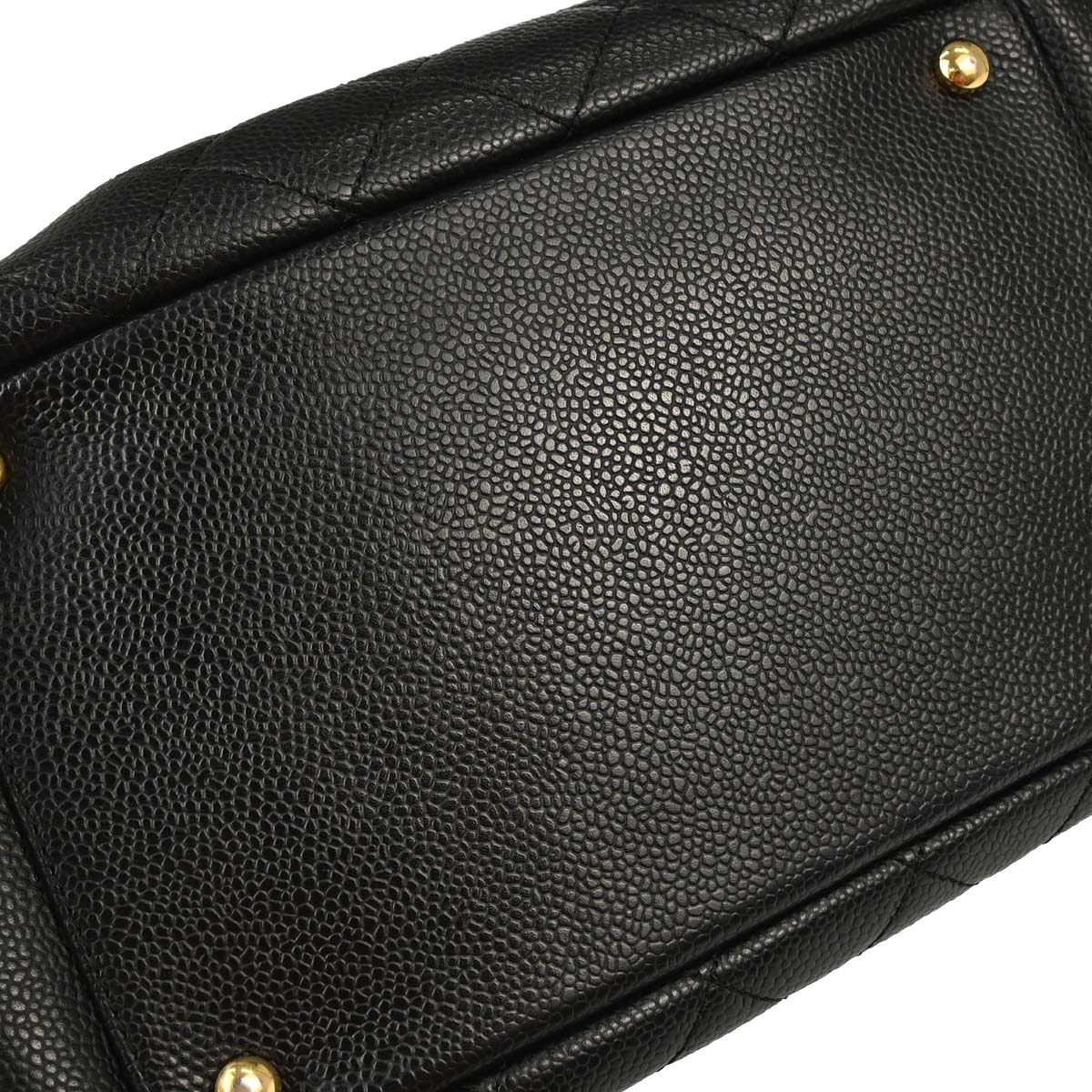 Chanel 2008-2009 Black Caviar Skin Petite Timeless Tote PTT Chain Handbag