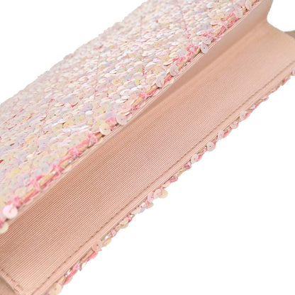 Chanel Pink Sequins Shoulder Bag