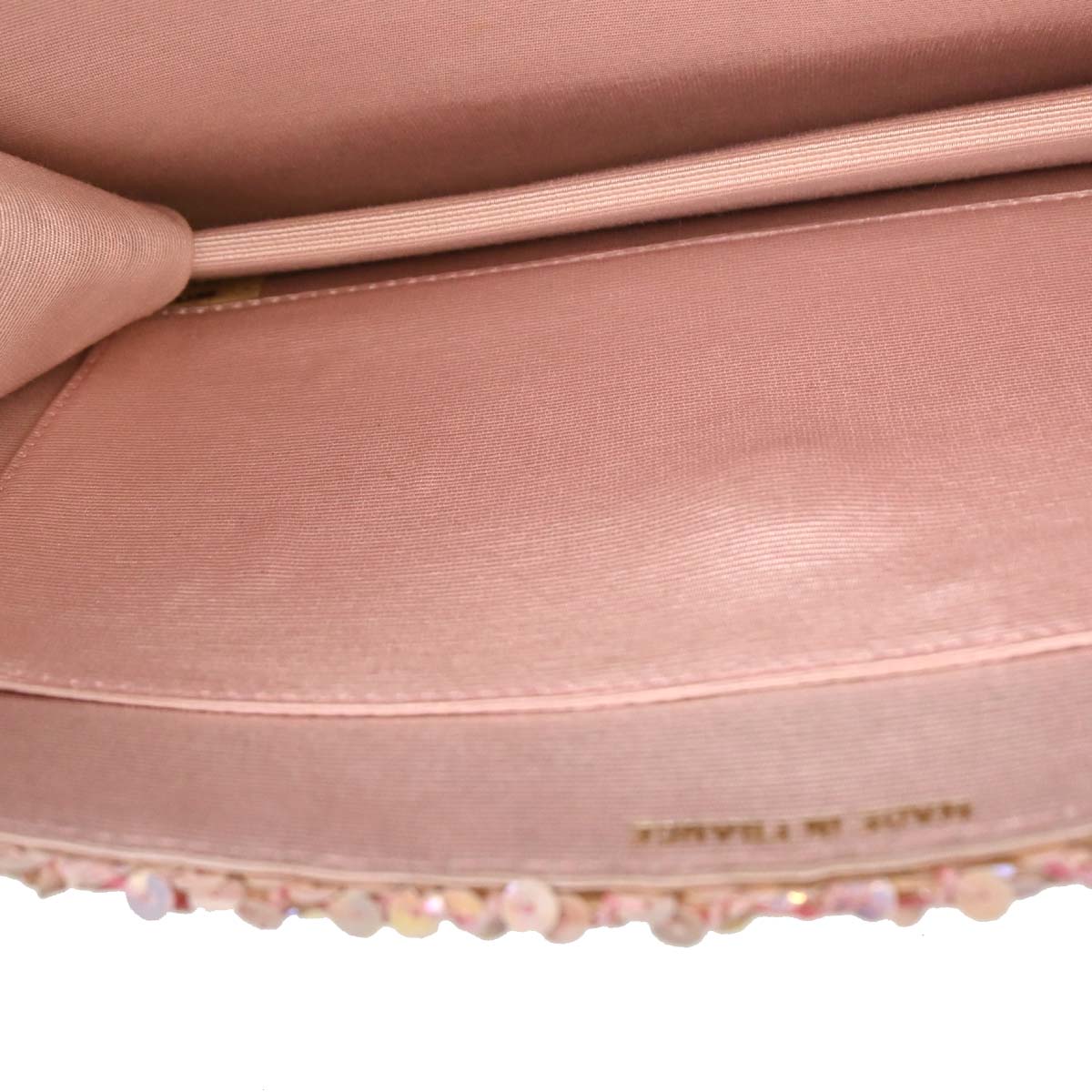 Chanel Pink Sequins Shoulder Bag