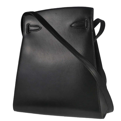 Hermes Black Box Calf Kelly Sport MM Shoulder Bag
