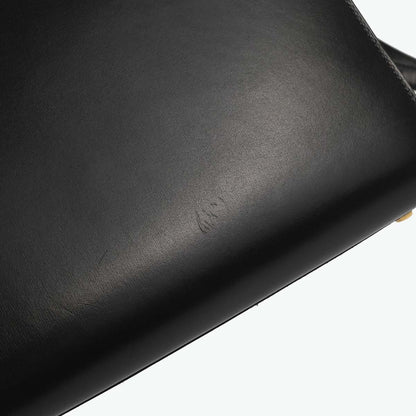 Hermes Black Box Calf Kelly Sport MM Shoulder Bag