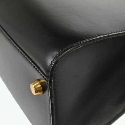 Hermes Black Box Calf Kelly Sport MM Shoulder Bag