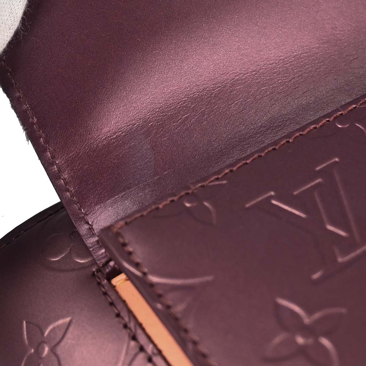 Louis Vuitton Purple Monogram Mat Allston Handbag M55126